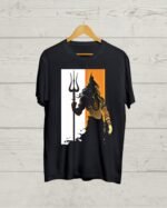 Buy Shiv Shakti print Black T shirt