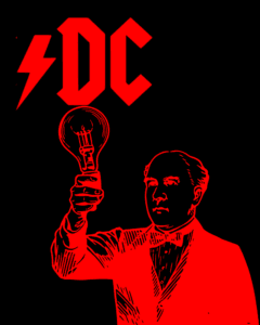 Both side Print Funny ACDC T shirt