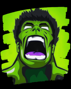 Marvel Comics Hulk print T shirt