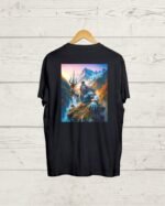 Buy Both side print Shiva T shirt Back Side