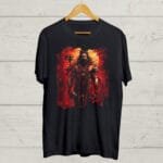 Angry Shiva print Black T shirt Buy Shiva Tee shirt