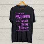 Buy Multi Tasking Black T shirt