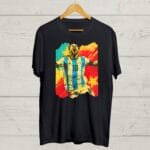 Buy Messi print Black T shirt
