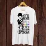 Buy Charlie Chaplin print white T shirt