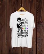 Buy Charlie Chaplin print white T shirt