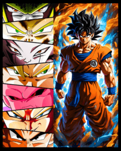 Both side Print DragonBall Z T shirt Goku print Tshirt
