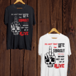 Buy Funny Life Quote print T shirts Buy Pack of 2 Graphic Tees