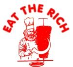 Eat The Rich print White T shirt