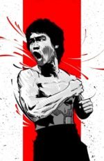 Buy Bruce Lee print white T shirt - Image 2