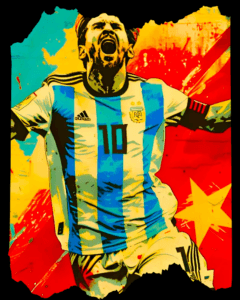 Buy Messi print Black T shirt