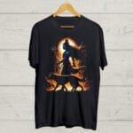 Buy Kalbhairav print Black T shirt