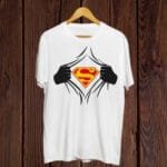 Buy Superman print White T shirt