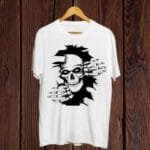 Buy Skull print White T shirt
