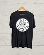 Buy Smile print Black T shirt