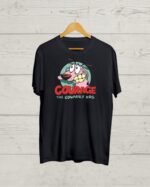 Courage the Cowardly Dog Black T shirt