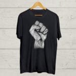 Buy Fist Graphic print Black T shirt