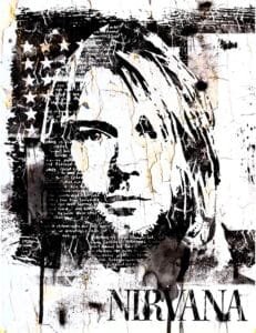 Buy Kurt Cobain White T shirt