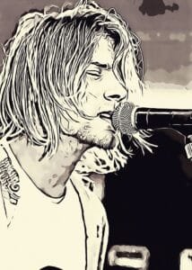 Buy Kurt Cobain Black T shirt
