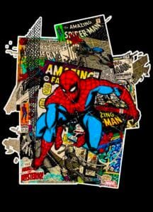 Buy SpiderMan Black T shirt