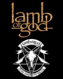 Both side print Lamb of God T shirt