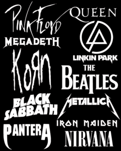 Legends of Rock n Roll Black T shirt