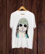 Buy Kurt Cobain White Tshirt