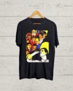 Satyajit Ray Movies print Black Tshirt