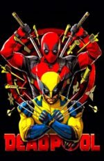 Buy Wolverine Deadpool Black T shirt