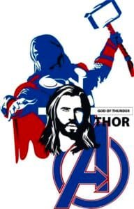 Buy Thor print White T shirt