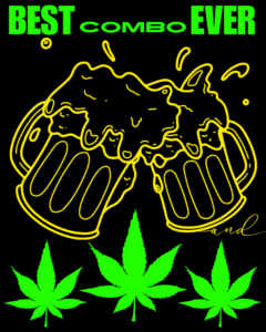 Buy Stoner Black T shirt