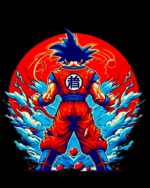 Buy Both side print Goku T shirt