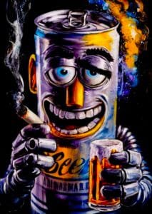 Buy Funny Drunk meme Black T shirt