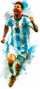 Buy Lionel Messi White T shirt