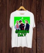 Greenday Round neck White T shirt