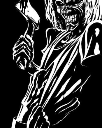 Both side print Iron Maiden Tshirt