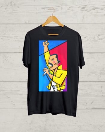 Freddie Mercury Black T shirt