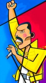 Freddie Mercury Black T shirt