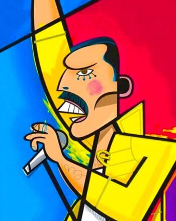 Freddie Mercury Black T shirt