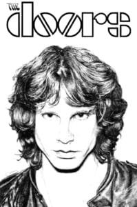 Buy Jim Morrison white T shirt The Doors
