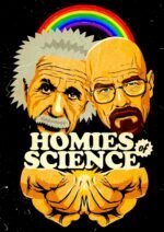 Einstein ft Heisenberg Black T shirt