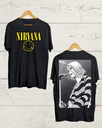 Both Side Nirvana print T shirt