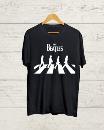 Buy The Beatles print Black T shirt