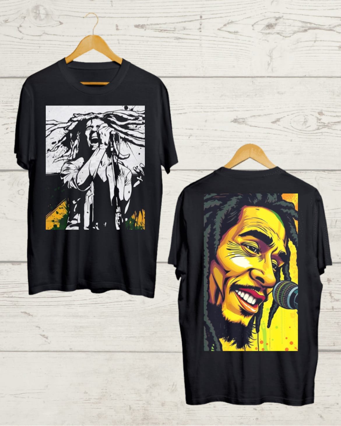 Both Side print Bob Marley T shirt Both Side print Bob Marley T shirt