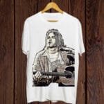 Kurt Cobain White T shirt