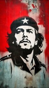 Che Guevara Round neck Black Tee shirt
