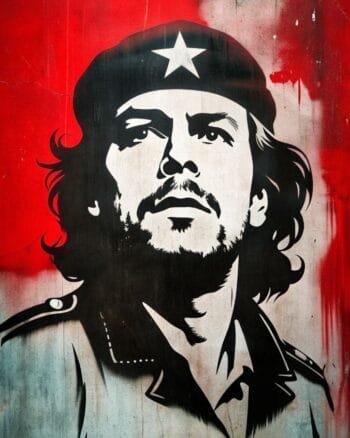 Buy Che Guevara Round neck Black Tshirt