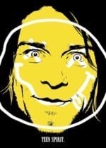 Nirvana Kurt Cobain Black T shirt