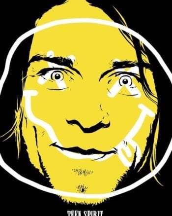Nirvana Kurt Cobain Black T shirt