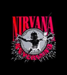 Buy Both Side print Nirvana T shirt