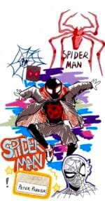 Spiderman White T shirt
